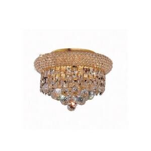 Vintage Crystal Ball Flush Mount Dining Room Hallway Bathroom Fixture 10x7x3